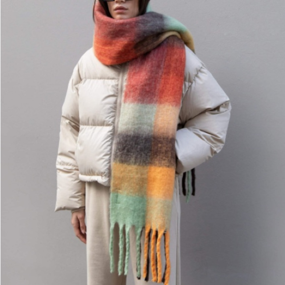 Oak & Fort multi coloured scarf